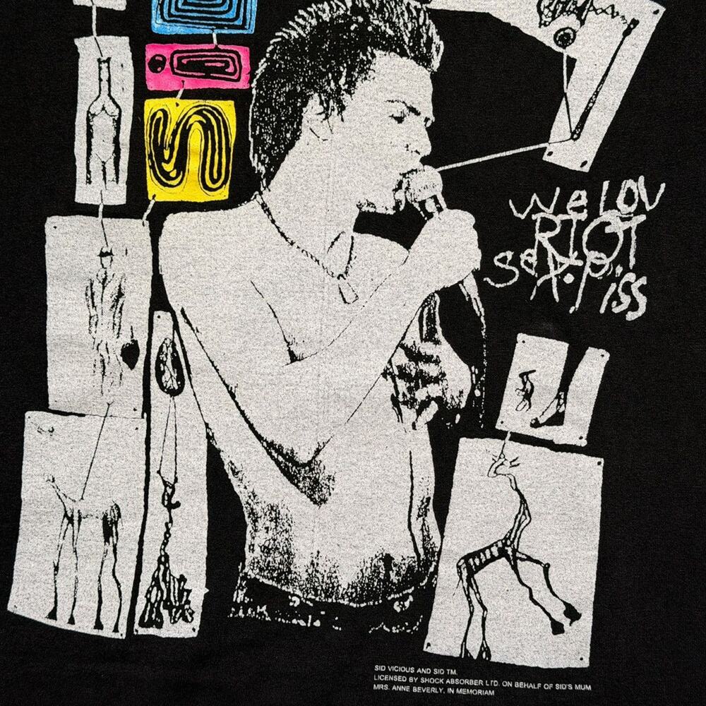 Sid Vicious Vintage 90s Tee View 2